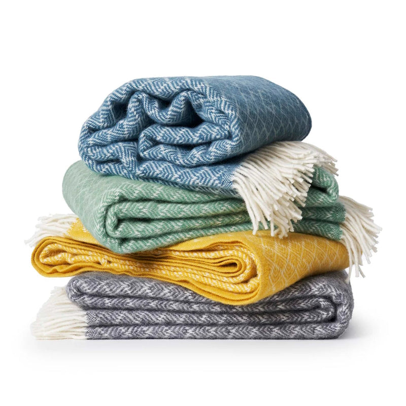 Klippan 'Pampas' Eco Wool Blanket - Various Colours