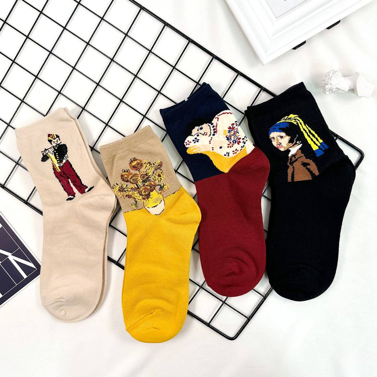 Women's Crew Famous Painting 2 Socks
