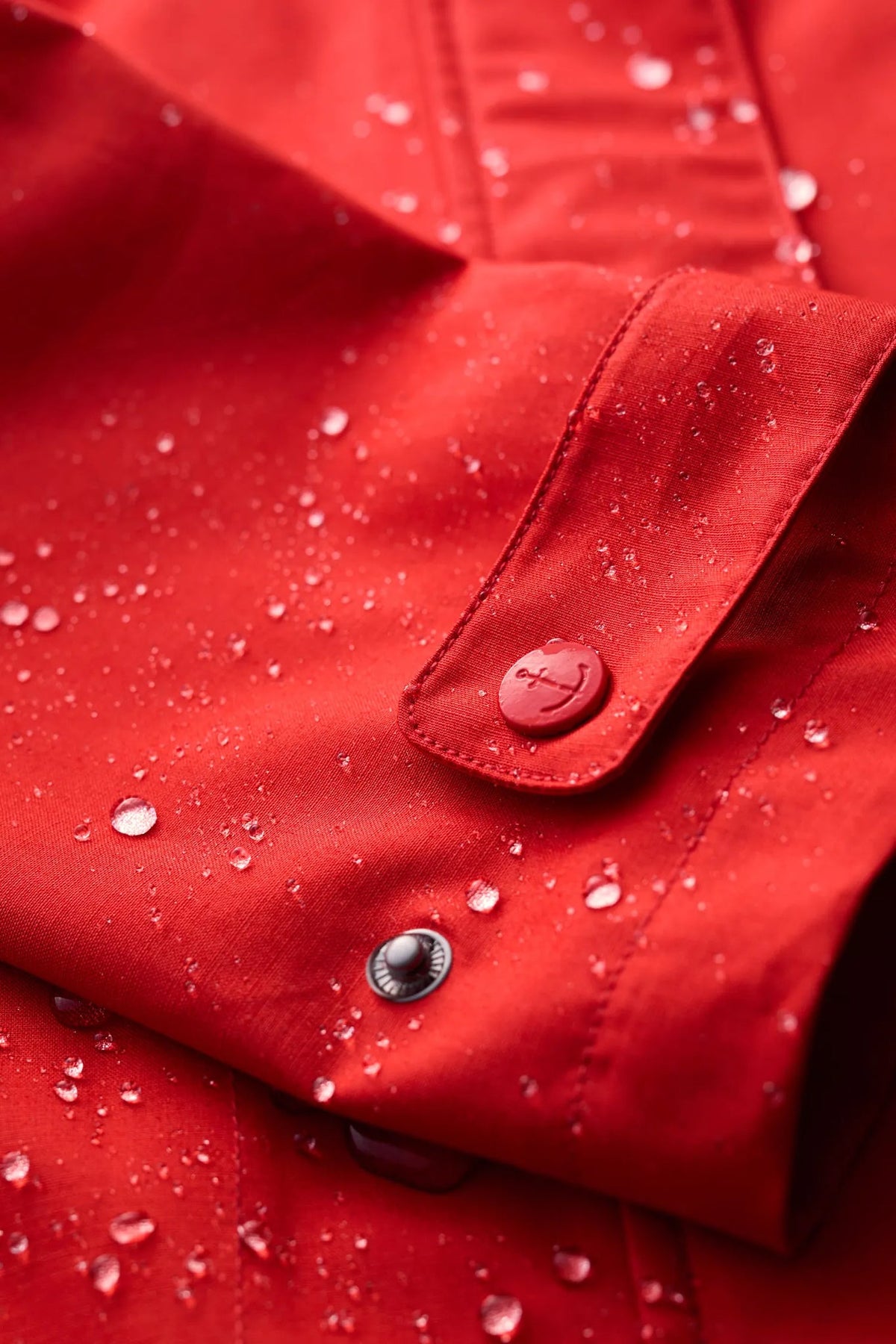 Seasalt Cornwall - Cloudburst Waterproof Mac Jacket - Tomato