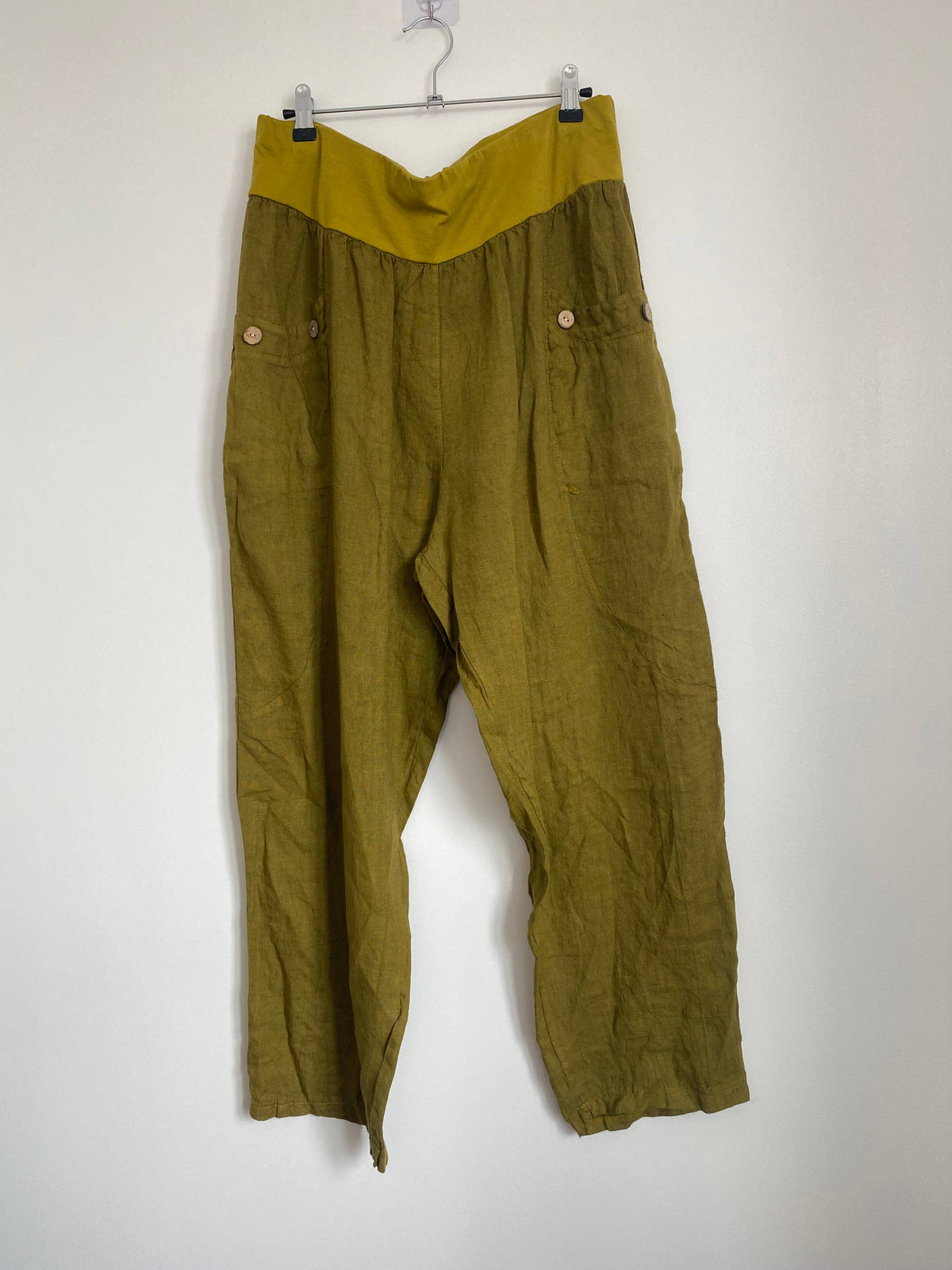 Italian Oversized Linen Pants
