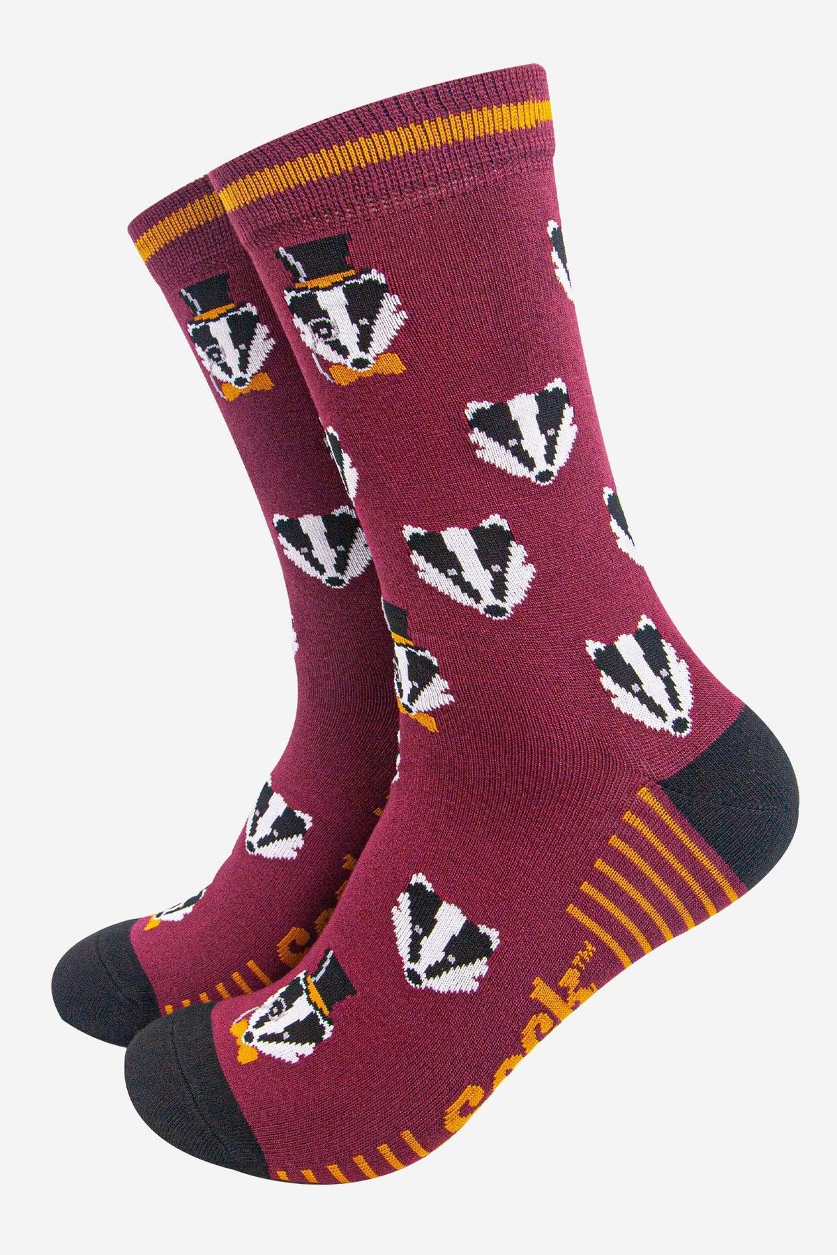 Men's Bamboo Crew Socks Trio Gift Set - Dapper Animals