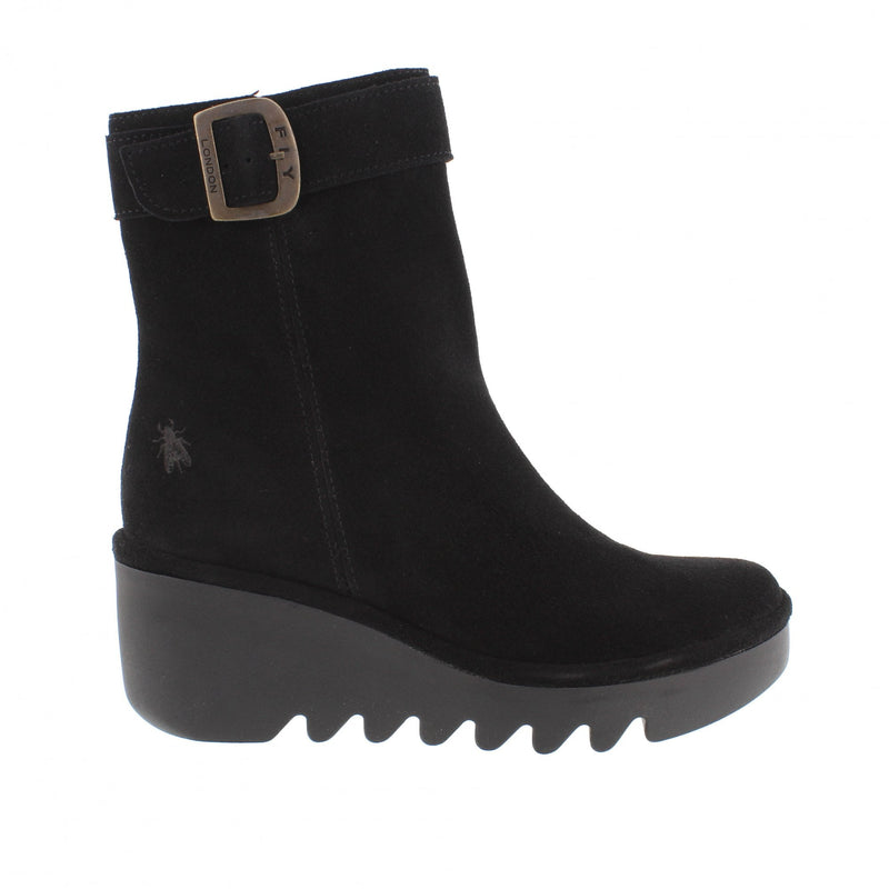 Fly London ‘Bepp’ Mid Boot - Black Suede