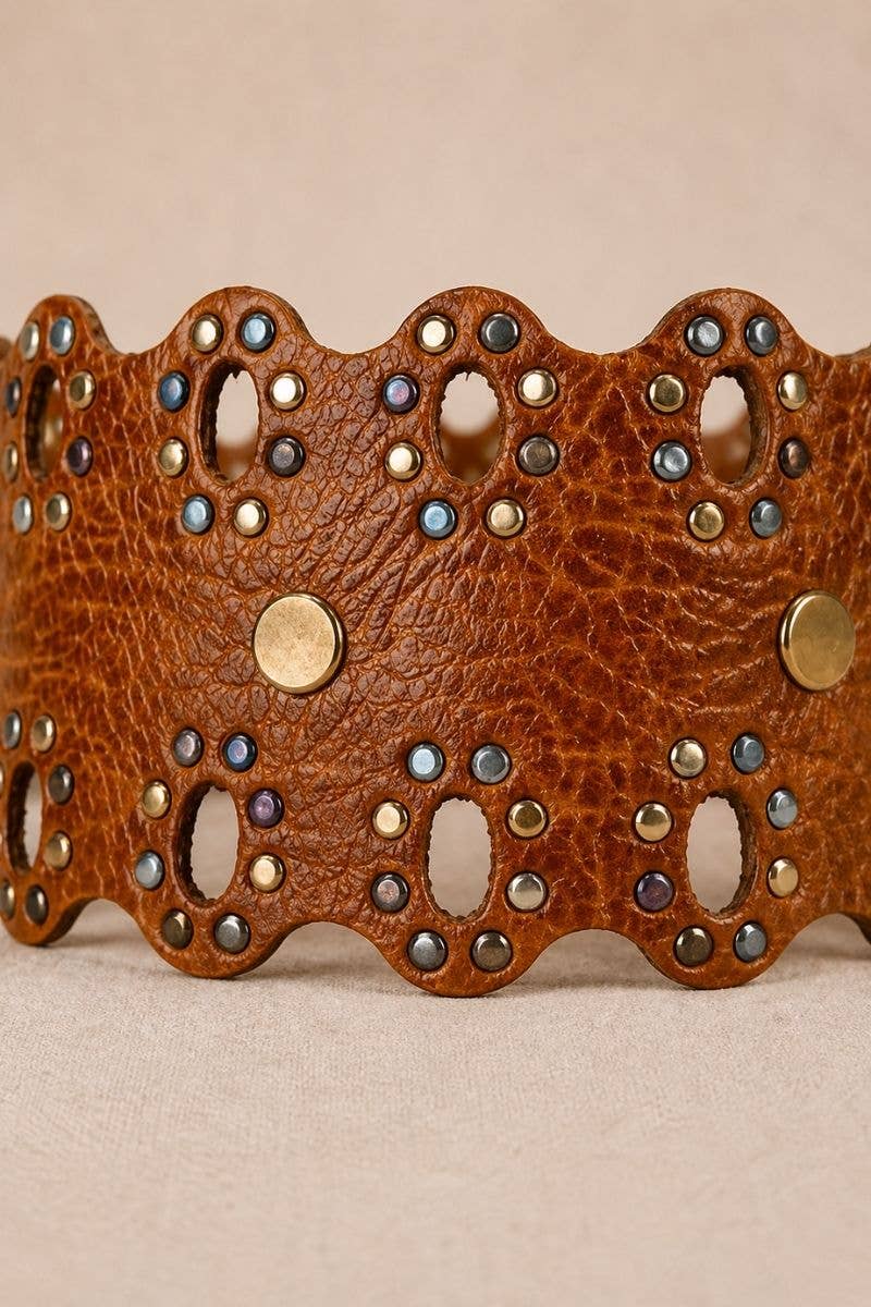 Draco - Sasha Leather Belt - Light Brown