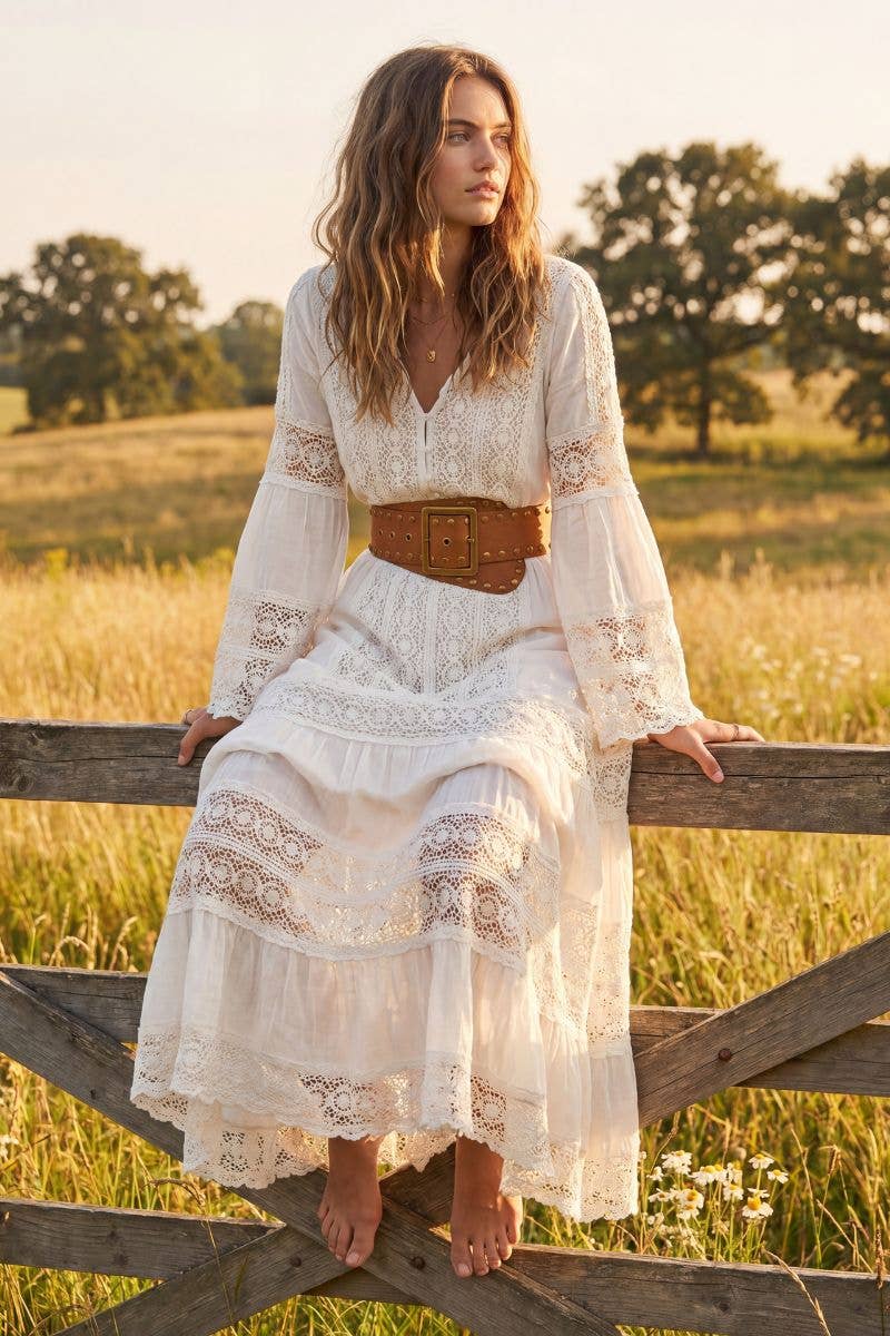 NOX Light Brown Leather Sash Belt