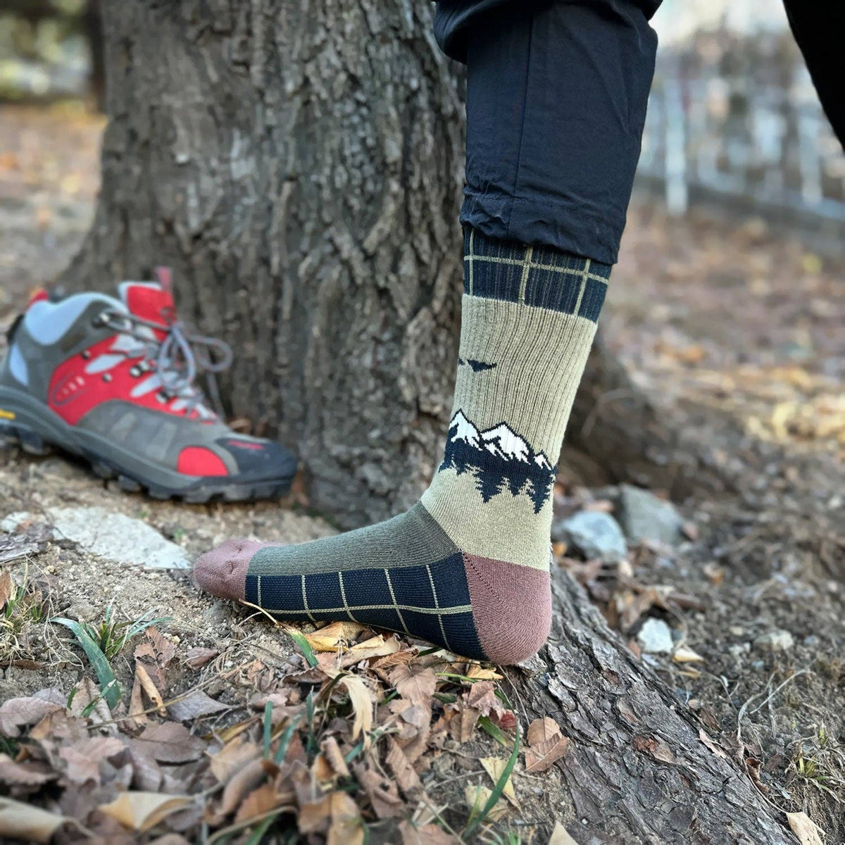 Women's Crew Cushioned Hiking  Cotton Socks