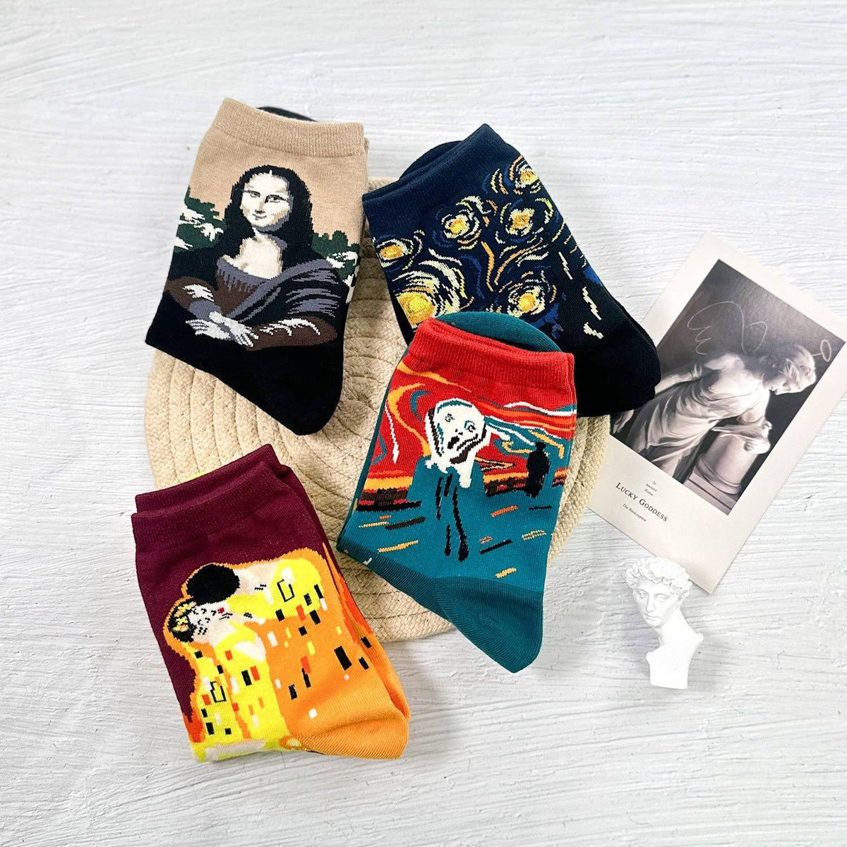 Women's Crew Famous Painting Socks