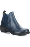 Fly London ‘Moof' Leather Ankle Boots - Royal Blue