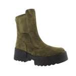 Fly London 'Egli' Velcro Suede Ankle Boots - Aspen Green