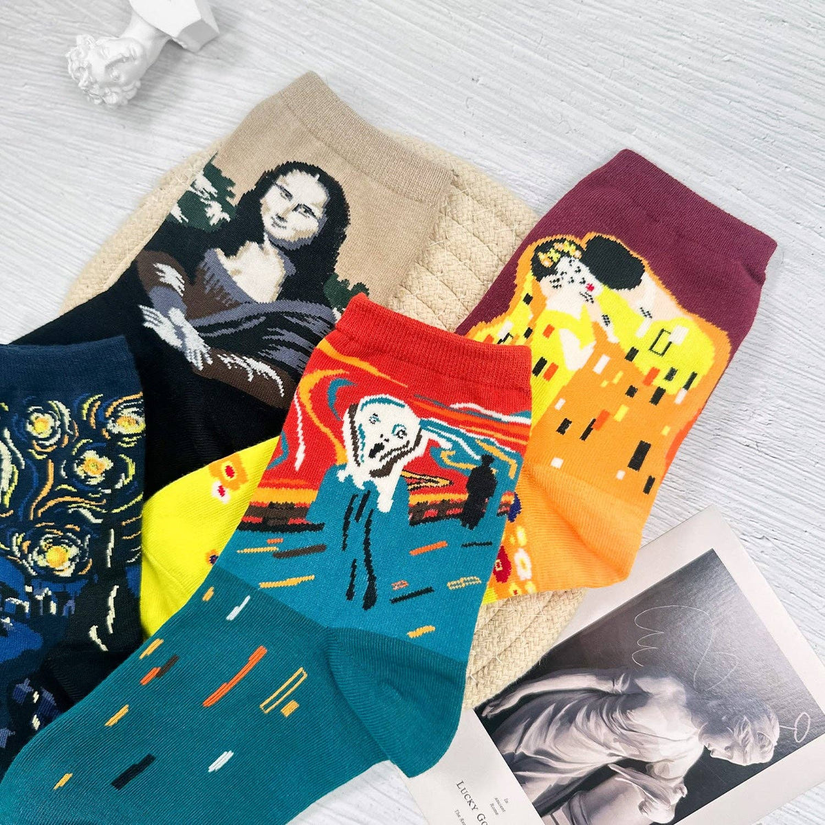 Women's Crew Famous Painting Socks