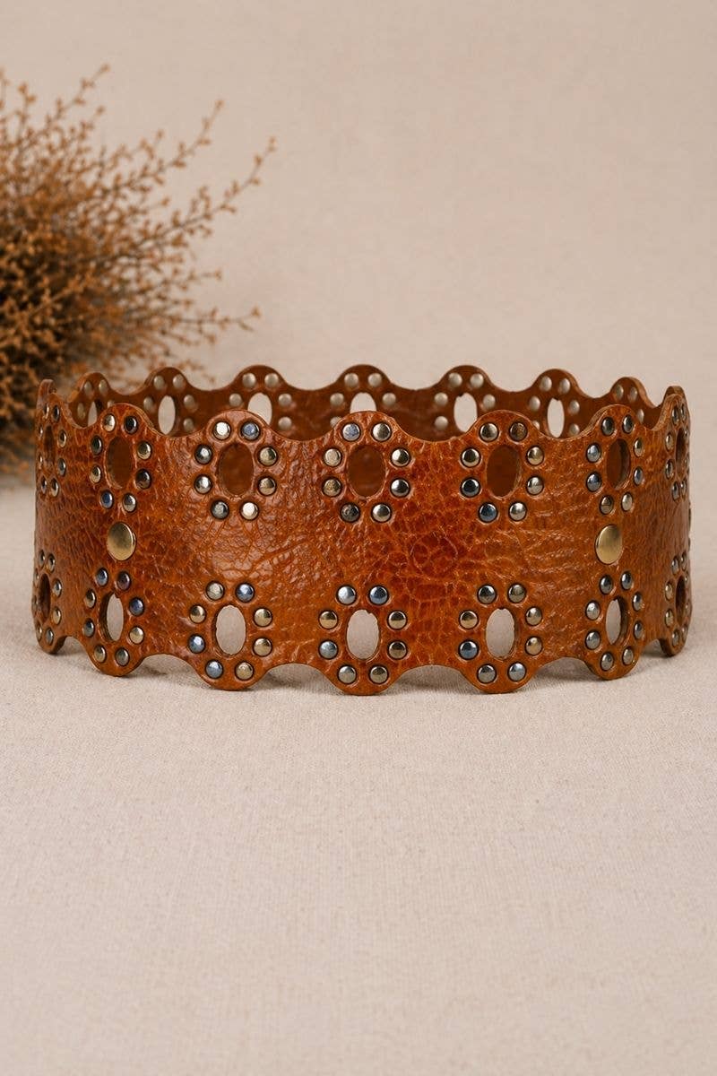 Draco - Sasha Leather Belt - Light Brown