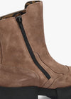 Fly London 'Egli' Velcro Suede Ankle Boots - Taupe