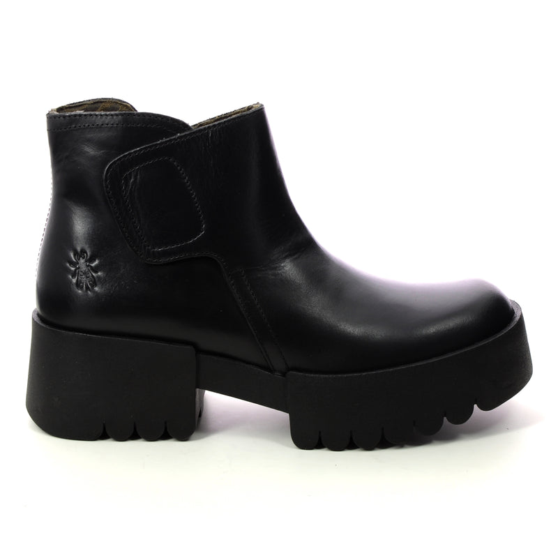 Fly London ‘Endo’ Velcro Ankle Boot - Black