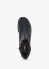 Fly London ‘Sagu' Zip Up Leather Ankle Boots - Navy