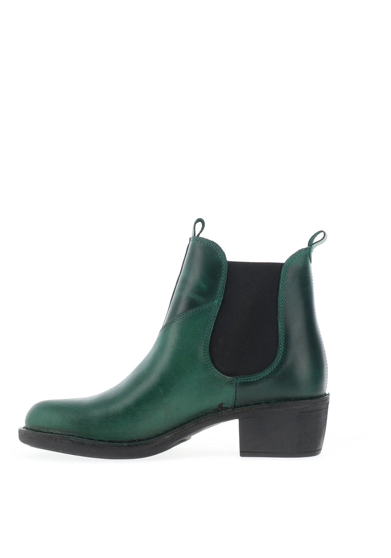Fly London ‘Meme’ Chelsea Leather Ankle Boot - Shamrock Green