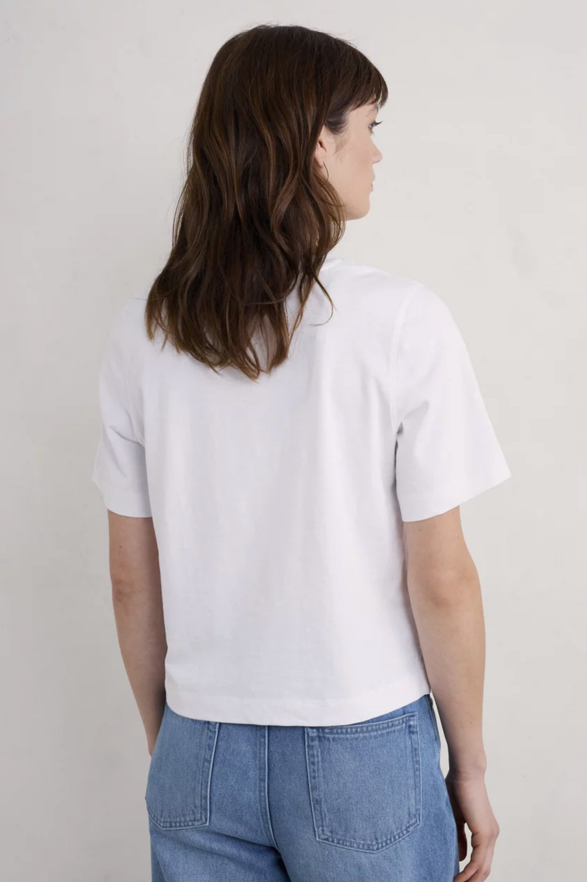 Seasalt Cornwall - Copseland Organic Cotton T-Shirt - Salt