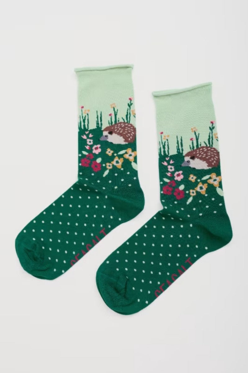 Seasalt Cornwall - Women's Bamboo Arty Socks - Meadow Rue Dark Forage