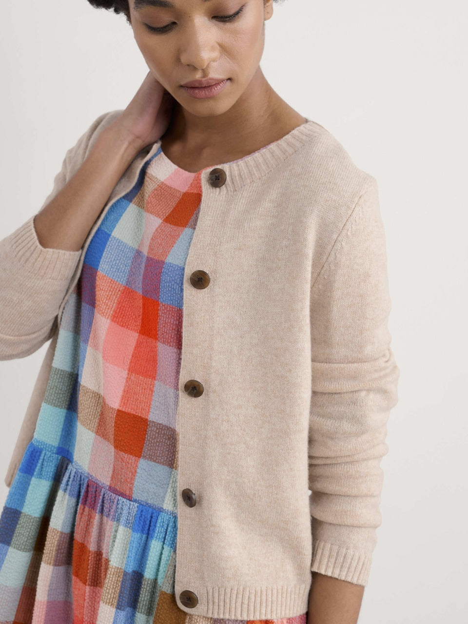 Seasalt Cornwall - ‘Tern Tide’ Cardigan - Almond