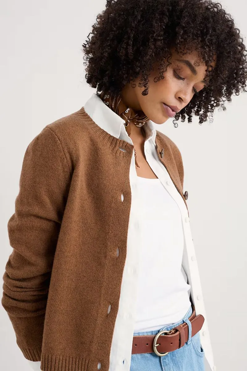 Seasalt Cornwall - ‘Tern Tide’ Cardigan - Toffee