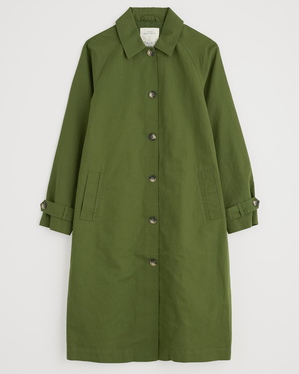 Seasalt Cornwall - Boscastle Mac Jacket - Forest Green