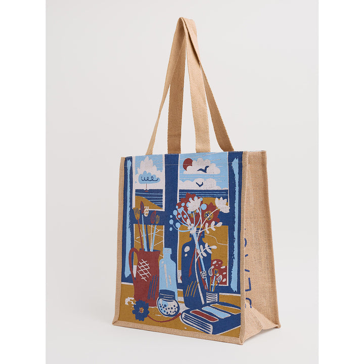 Seasalt Cornwall ‘Jute’ Shopper - Artists Window View Ink