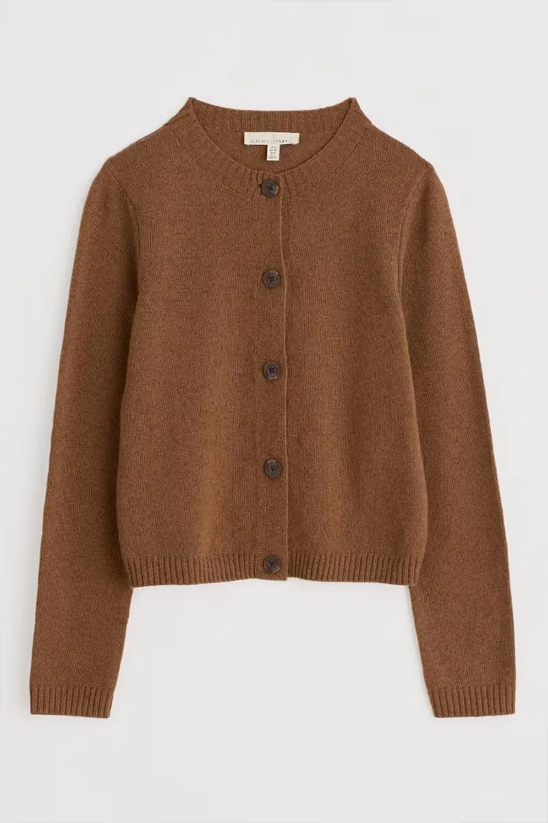 Seasalt Cornwall - ‘Tern Tide’ Cardigan - Toffee