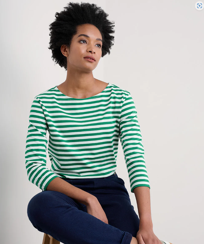 Seasalt Cornwall - Sailor Top - Mini Cornish Glade Chalk