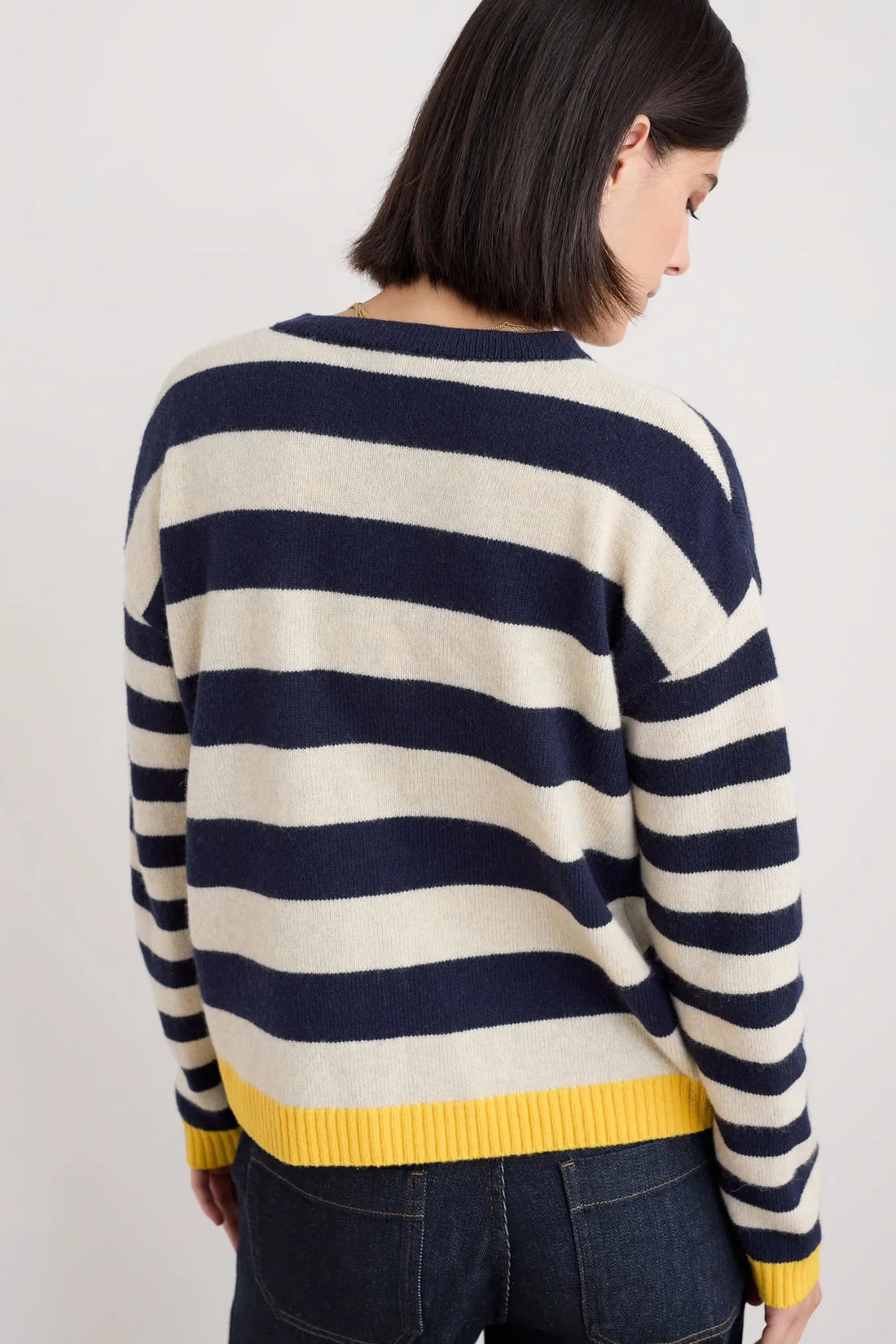 Seasalt Cornwall - Pinwell Cardigan - Bright Shape Maritime Mix