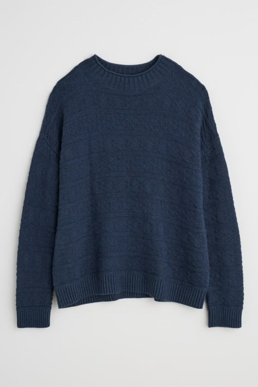 Seasalt Cornwall - Penkestle Knitted Jumper - Maritime