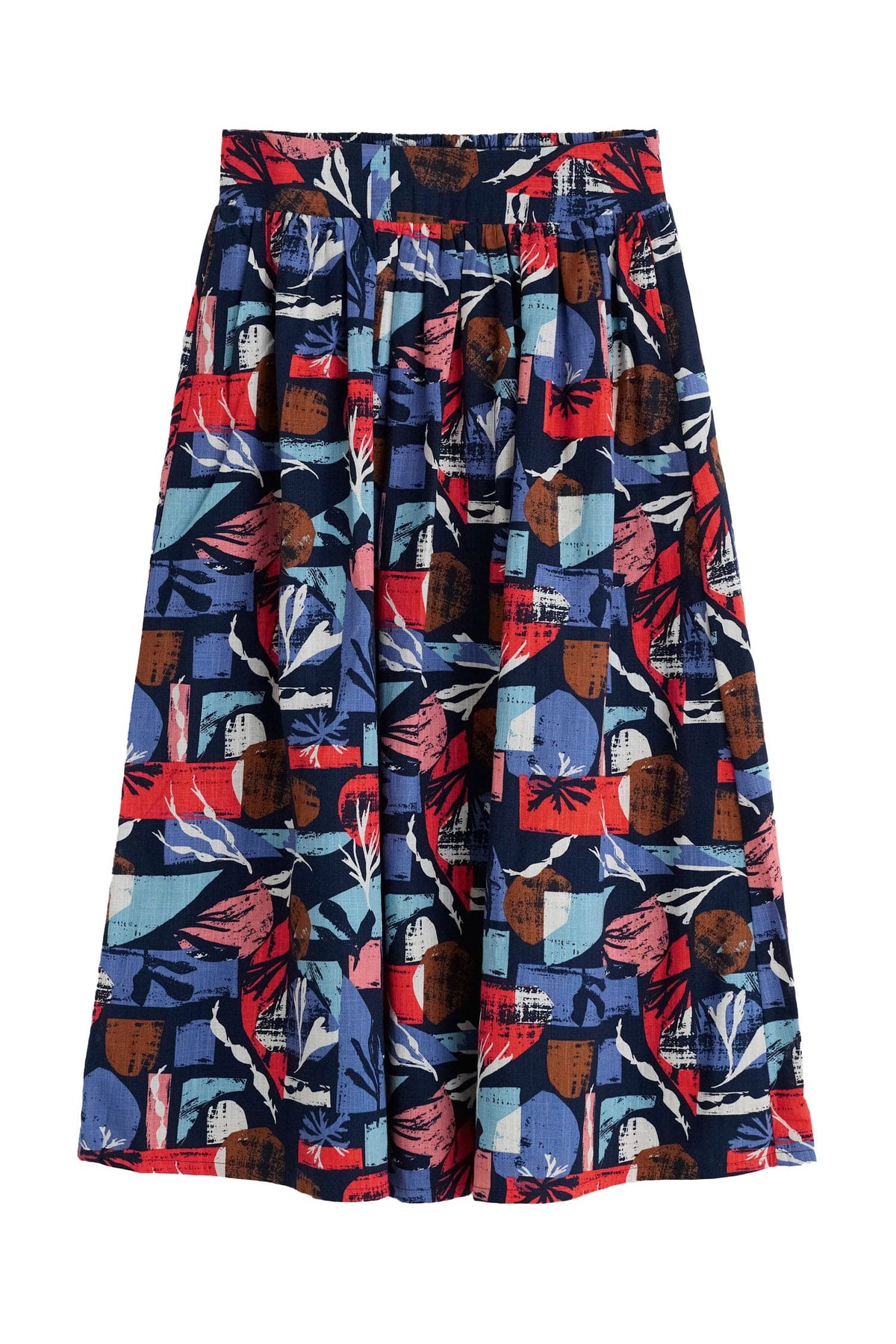Seasalt Cornwall - Mevagissey Skirt - Marine Forms Mussel