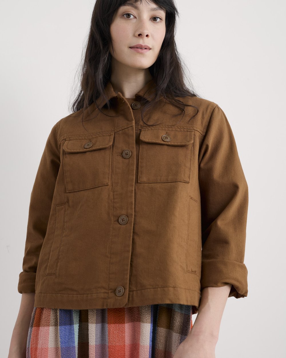Seasalt Cornwall - Ballad Denim Jacket - Toffee