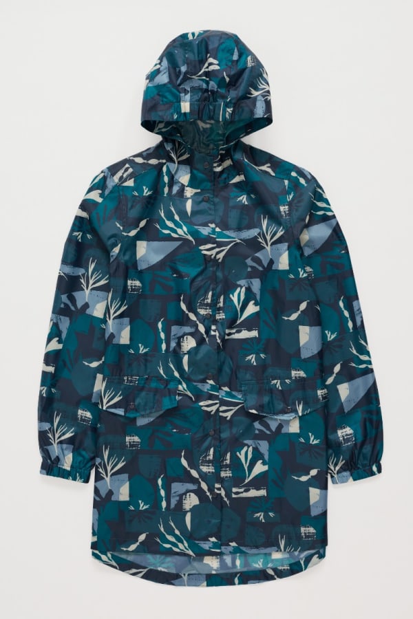 Seasalt Cornwall - Pack It Waterproof Jacket III - Marine Forms Lake
