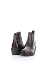 Fly London ‘Moof' Leather Ankle Boots - Wine - LAST PAIR - Size 38