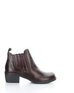 Fly London ‘Moof' Leather Ankle Boots - Wine - LAST PAIR - Size 38