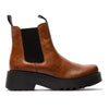 Fly London 'Medi' Chelsea Leather Ankle Boots - Mid Brown