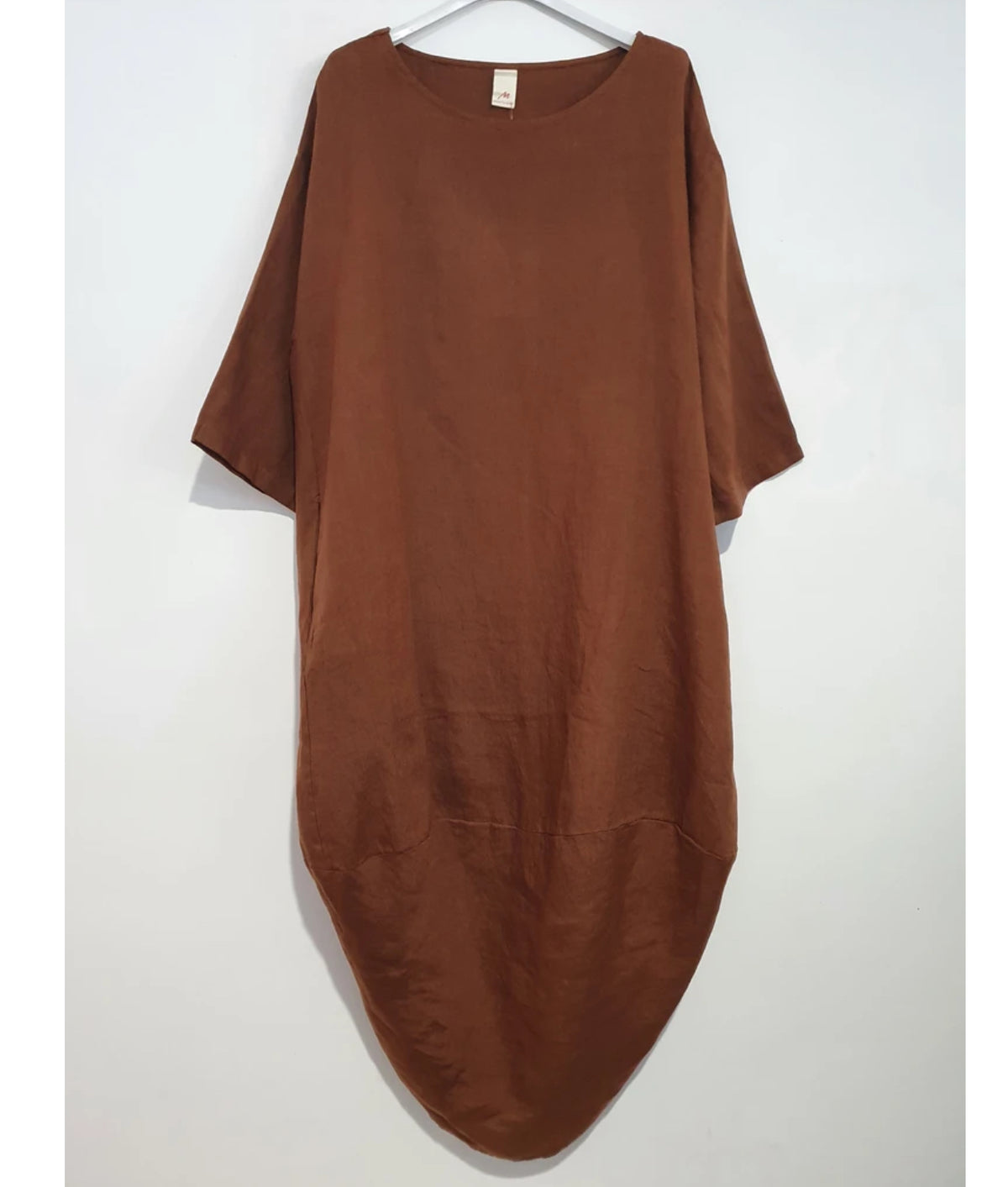 Montaigne Casual Scallop Hem Linen Dress - One Size Fits 8-18 - Various Colours