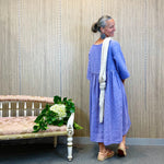 Ecolena 'Bec' Lithuanian Linen Dress -  Lilac - size XL