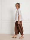 Montaigne Italian Linen ‘Desi’ Bloomer Pants With Back Pockets - Various Colours - 2 Sizes