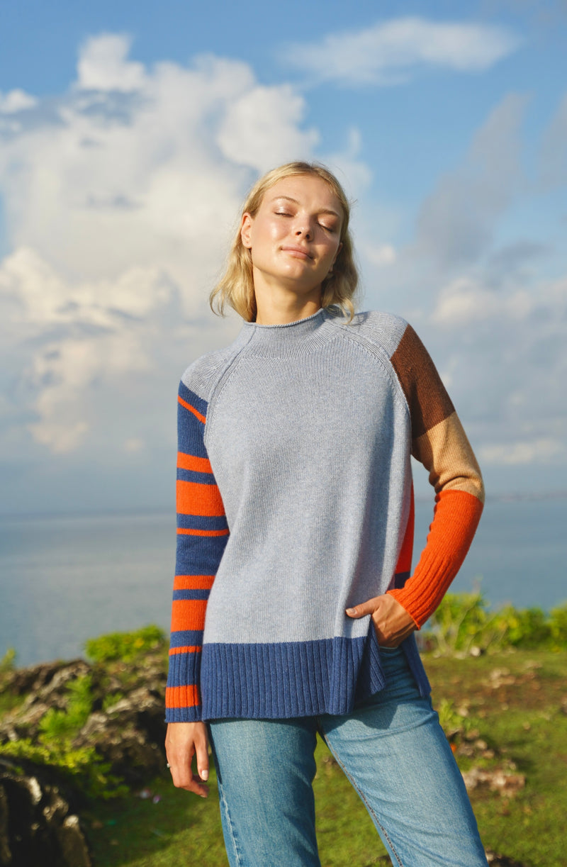 Zaket & Plover Colour Block Jumper - Various Colours