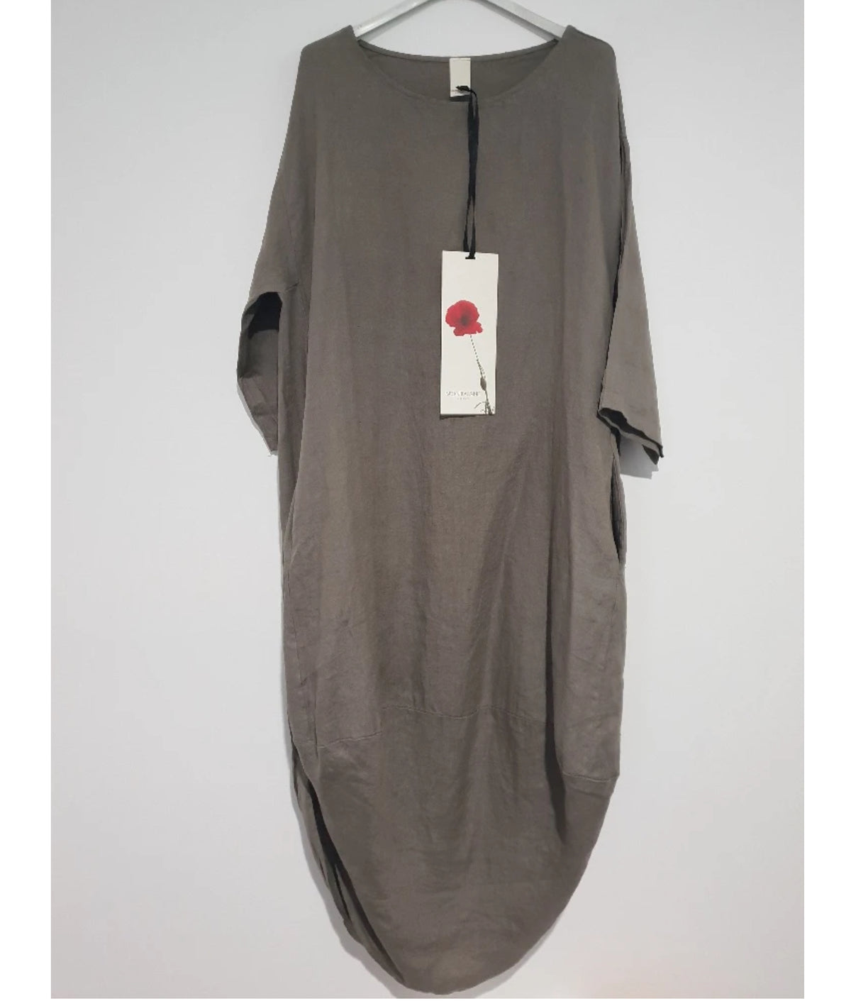 Montaigne Casual Scallop Hem Linen Dress - One Size Fits 8-18 - Various Colours