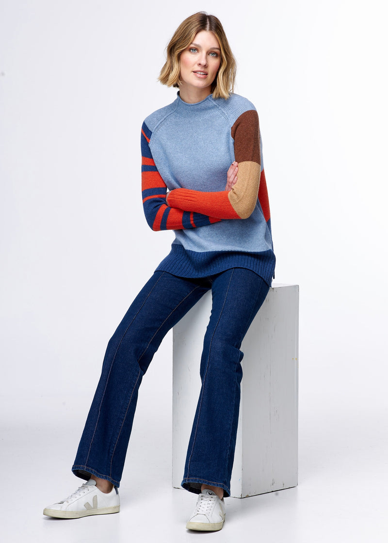 Zaket & Plover Colour Block Jumper - Various Colours