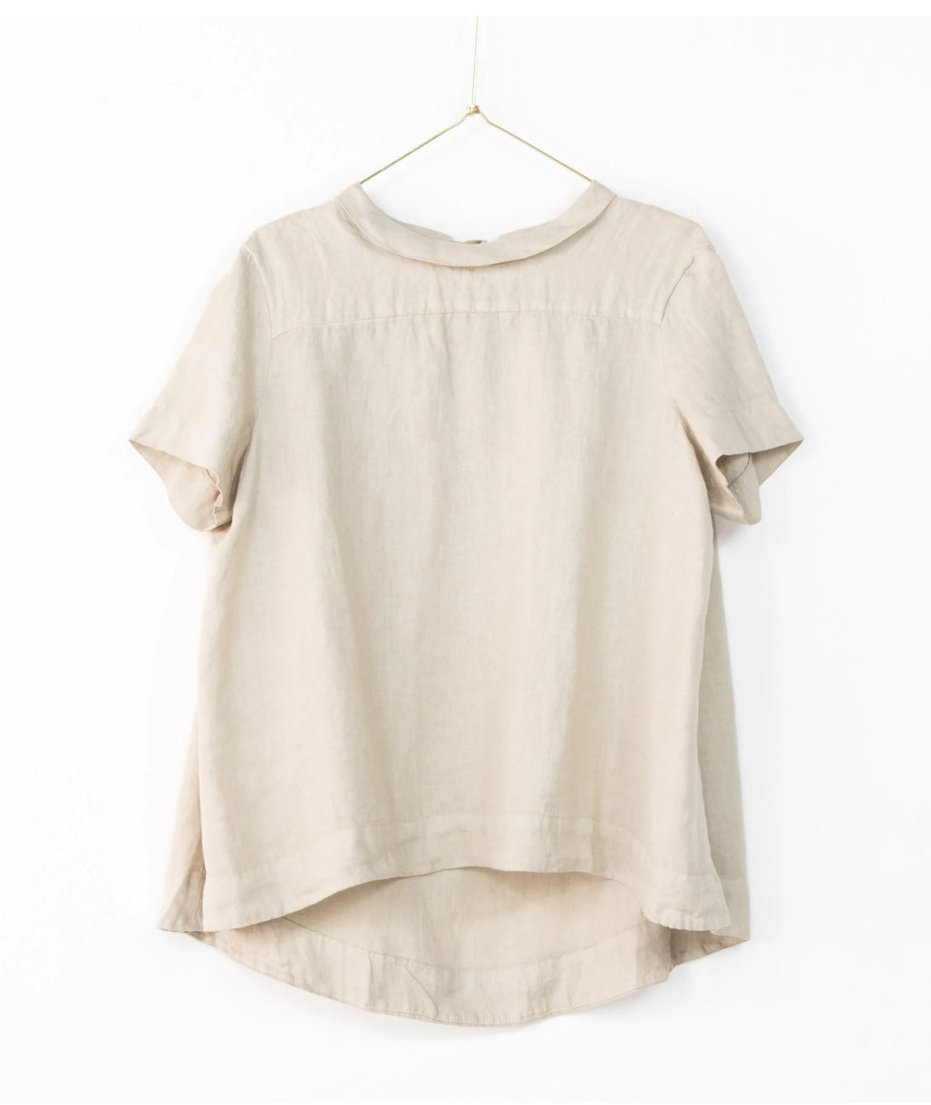 Montaigne ‘Adéline’ Linen Swing Top - LAST ONE - Rose