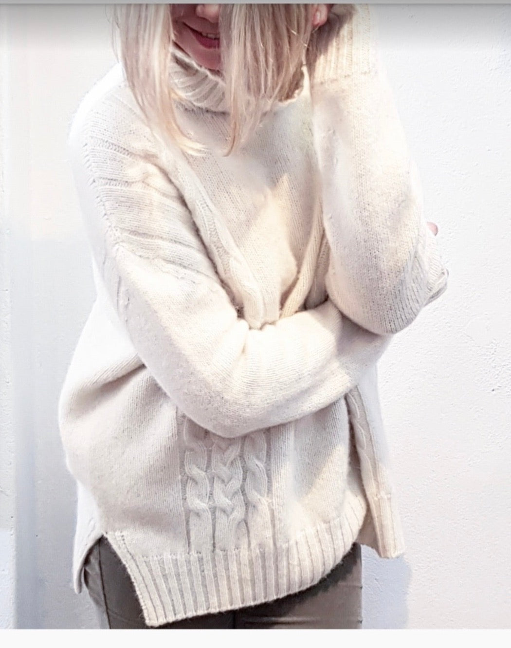 Lothlorian Alpaca Cable Jumper Oversized - Various Colours