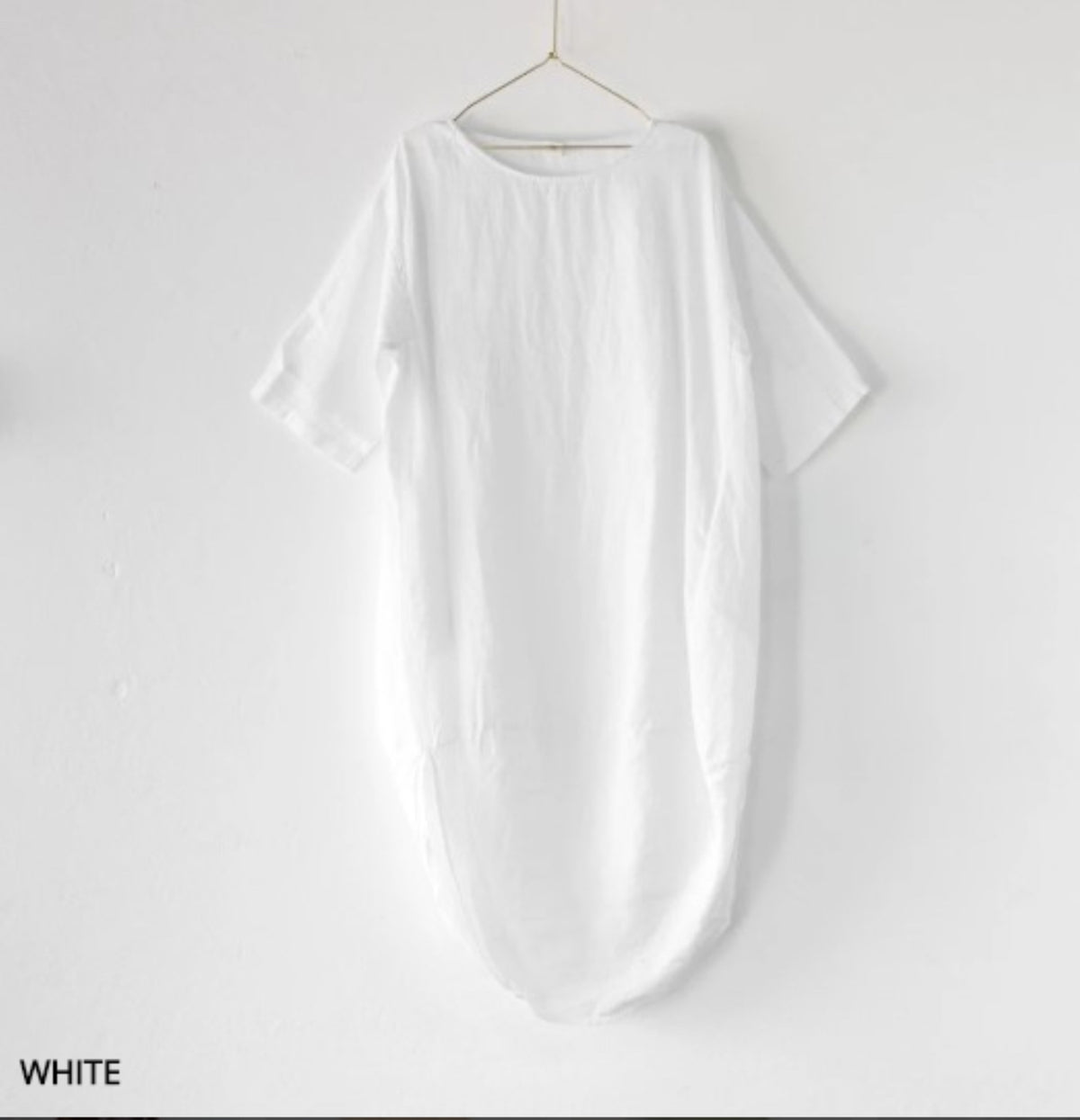 Montaigne Casual Scallop Hem Linen Dress - One Size Fits 8-18 - Various Colours