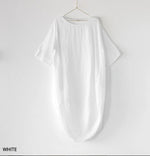 Montaigne Casual Scallop Hem Linen Dress - One Size Fits 8-18 - Various Colours