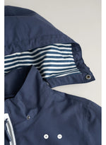 Seasalt Cornwall ‘Lagoon' Waterproof Raincoat Jacket - Midnight