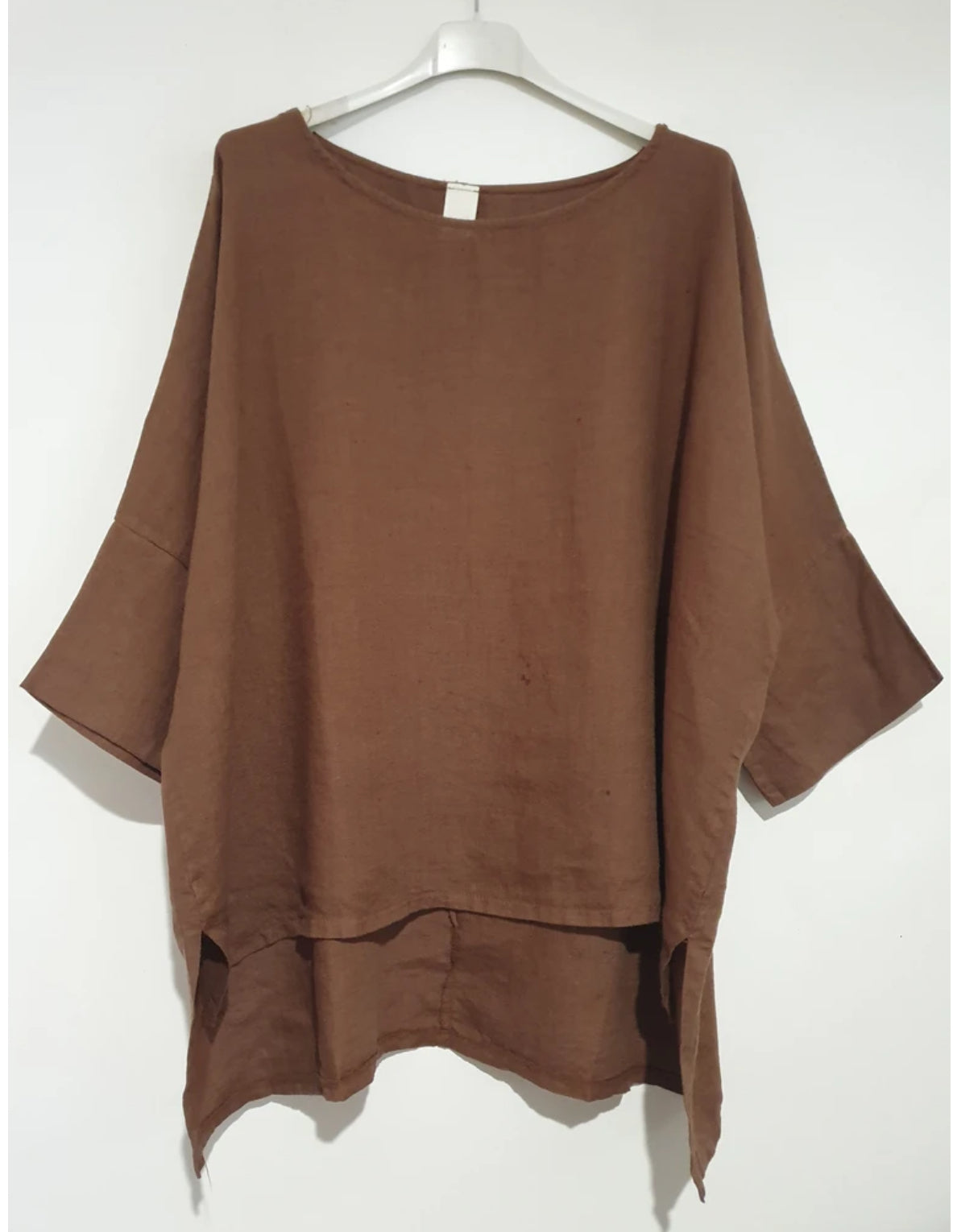 Montaigne Artiste Hi-Lo Linen Top - One Size - Various colours