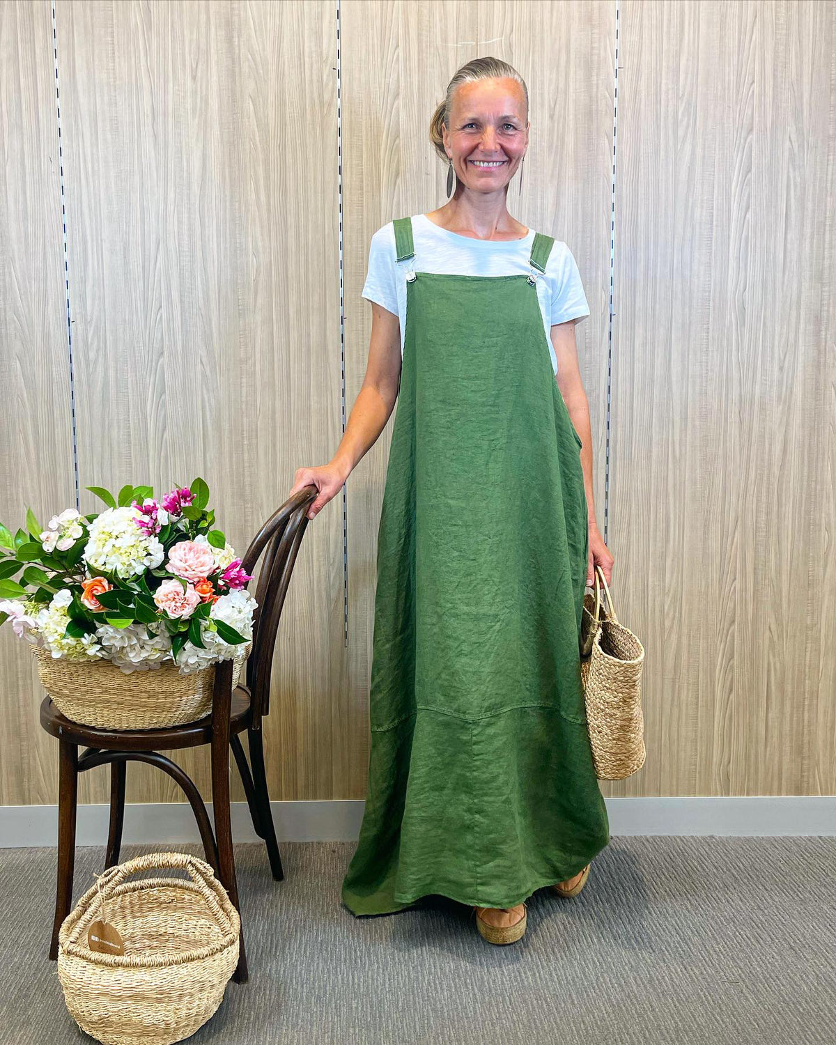 Montaigne ‘Anouk’ Overall Style Maxi Dress - One Size - Various Colours