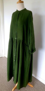 Montaigne 'Chaton' Buttonfront Linen Coat Shirt Dress - One Size Fits 8-18 - Various Colours