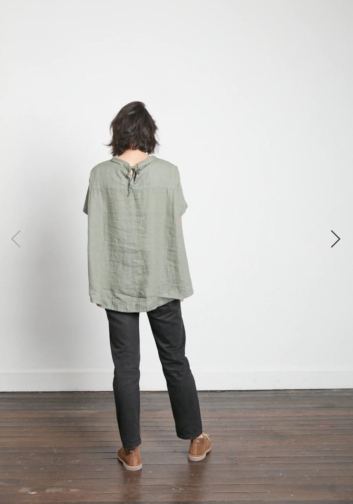 Montaigne ‘Adéline’ Linen Swing Top - LAST ONE - Rose