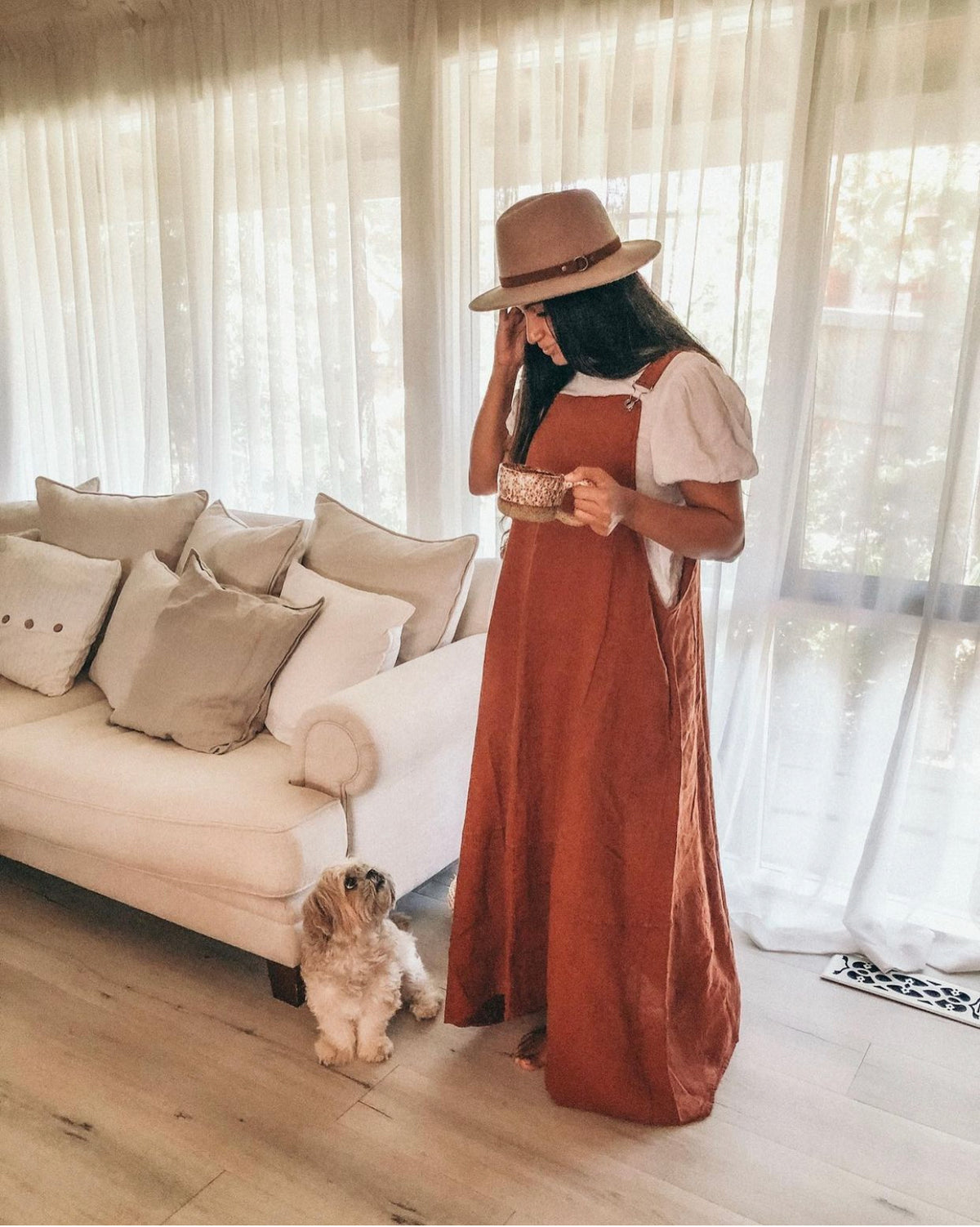 Montaigne ‘Anouk’ Overall Style Maxi Dress - One Size - Various Colours